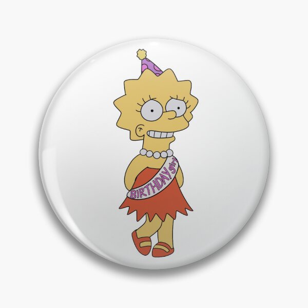 Artikelvorschau, Lisa Simpson, das Geburtstagskind entworfen und verkauft von WillowTreeArt.