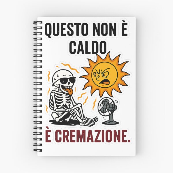 Item preview, THIS IS NOT HEAT, IT'S CREMATION - FUNNY SKELETON SUMMER DESIGN designed and sold by IroniaeCo.