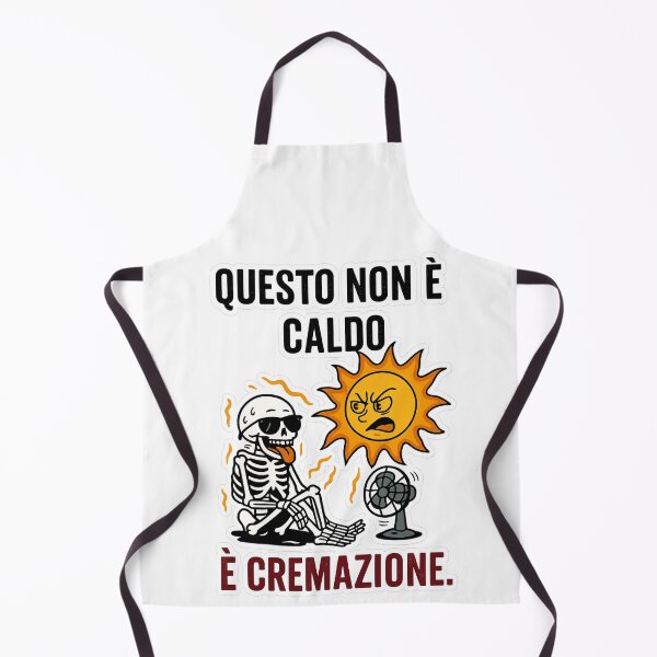 Item preview, THIS IS NOT HEAT, IT'S CREMATION - FUNNY SKELETON SUMMER DESIGN designed and sold by IroniaeCo.