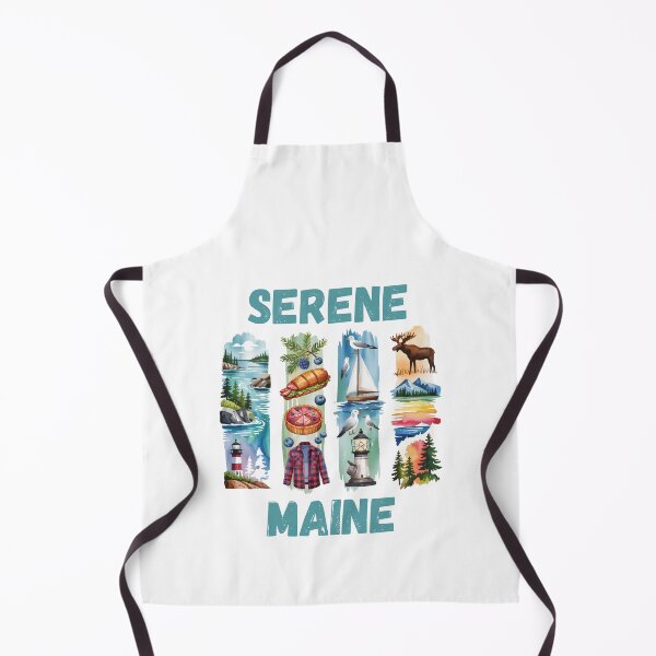 Item preview, Serene Maine – coastal calm & pine tree state design designed and sold by CleanDecor.