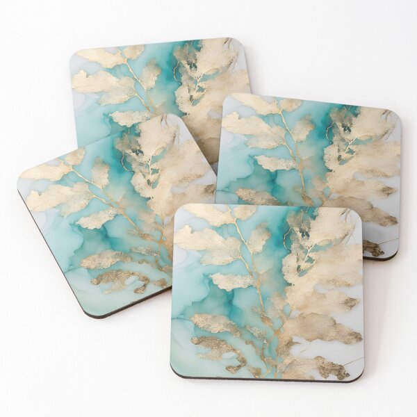 Item preview,  Gold leaf texture, gold  green texture, leaf pattern, gold marble, green stone designed and sold by KolorellaS.