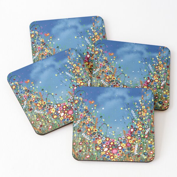 Item preview, The Sky's The Limit Abstract Floral Landscape designed and sold by SimoneCrossland.