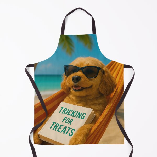 Item preview, Will Trick for Treats - Funny Dog Art for finding your balance designed and sold by Hell-phaba.