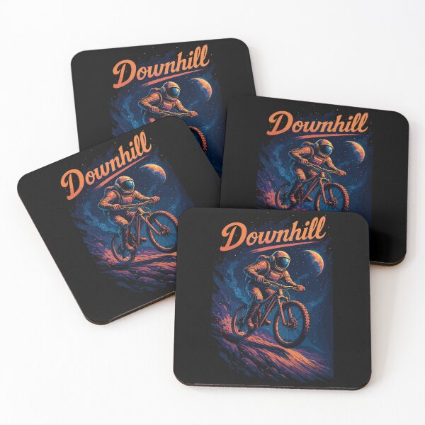 Artikelvorschau, MTB Mountainbiking Downhill Astronaut Geschenk entworfen und verkauft von Pineapple-Tree.