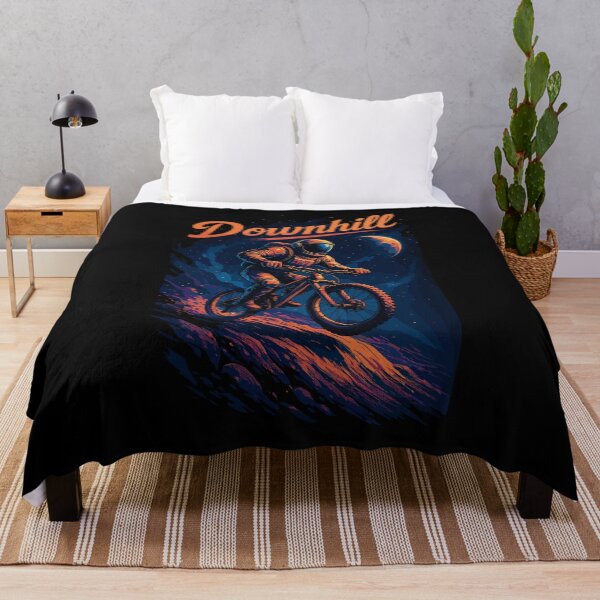 Item preview, MTB Mountain Biking Downhill Astronaut Gift designed and sold by Pineapple-Tree.