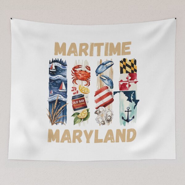 Item preview, Maritime Maryland – chesapeake bay & coastal heritage design designed and sold by CleanDecor.