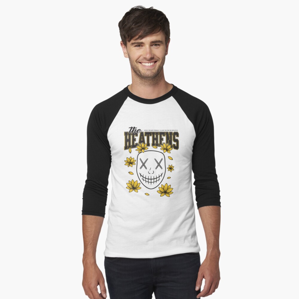 Artikel-Vorschau von Baseballshirt mit 3/4-Arm, designt und verkauft von RamblingsRose.
