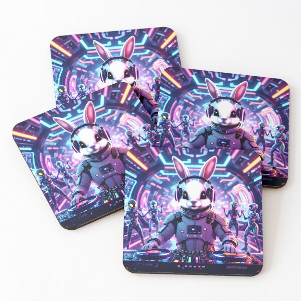 Item preview, Cosmic DJ Bunny: Cyber Party designed and sold by Felia001.