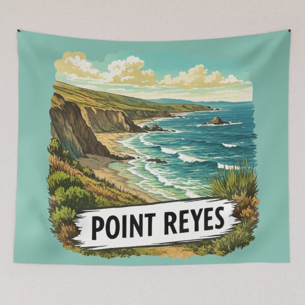 Item preview, Point Reyes - Northern California Cliffside designed and sold by Myra365Art.