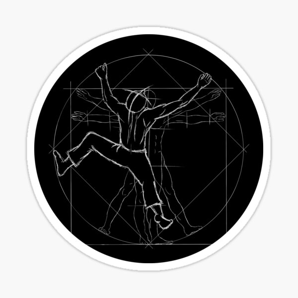 Item preview, Freeclimber Vitruvian Man Style designed and sold by Skizzenmonster.