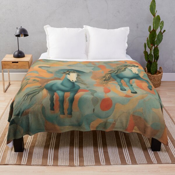 Item preview, White Faced Horses in a Dream designed and sold by KnutsonKr8tions.