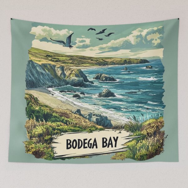 Item preview, Bodega Bay - Northern California Coastline designed and sold by Myra365Art.