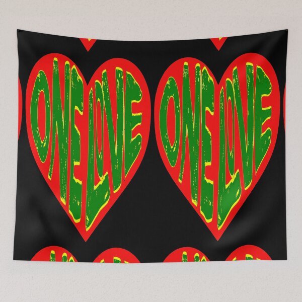 Item preview, One Love Rasta Colors designed and sold by DzinesByEarle.