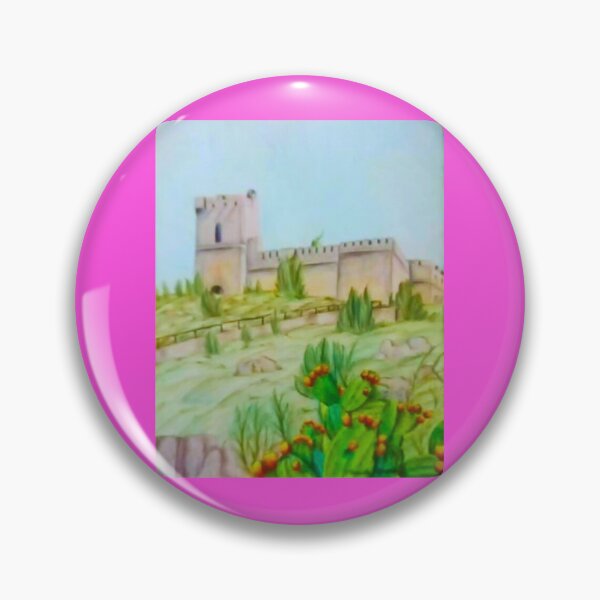 Item preview, Mediterranean Castle designed and sold by Miranda's Sketchbook.