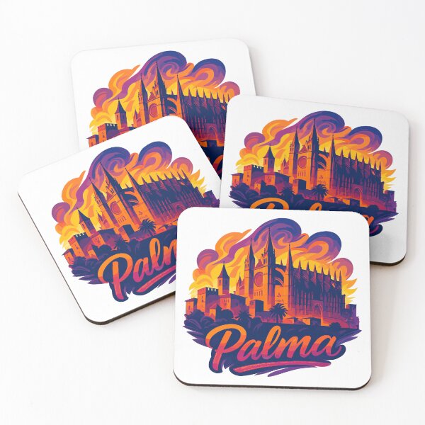 Item preview, Palma capital Mallorca silhouette gift designed and sold by Pineapple-Tree.
