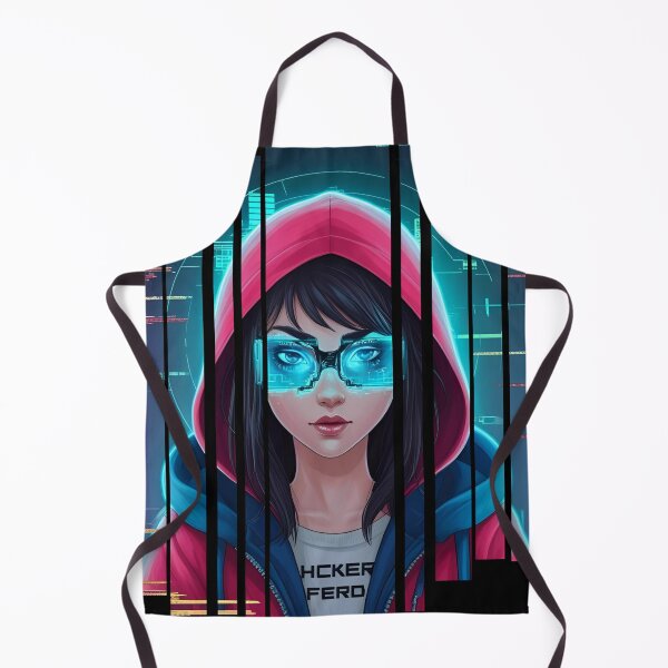 Item preview, Hacker girl surrounded by glitch effects8 designed and sold by Neon G.