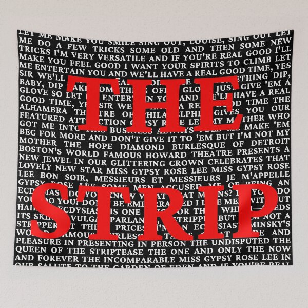 Item preview, Gypsy Lyrics designed and sold by broadwaygirl142.