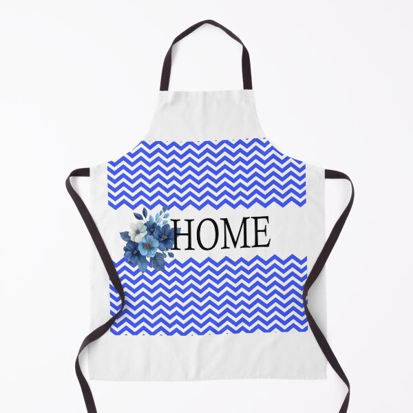 Item preview, Bluer than Blue Collection - HOME Floral Blue chevron designed and sold by Dailywalker22.