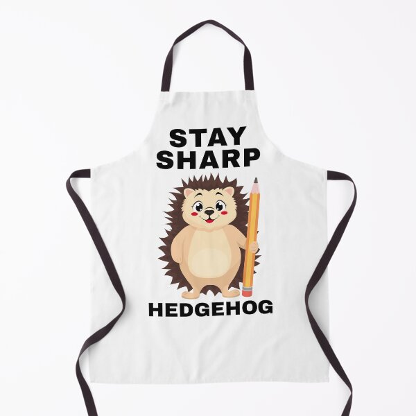 Item preview, Stay Sharp Hedgehog – Funny Back to School Motivation designed and sold by Art-of-Rory.