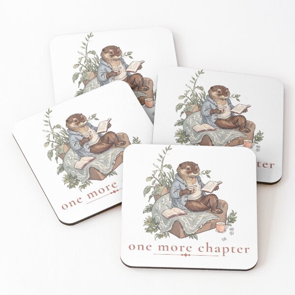 Item preview, Otter Reading Cottagecore Shirt and Sticker designed and sold by luvandsocial.