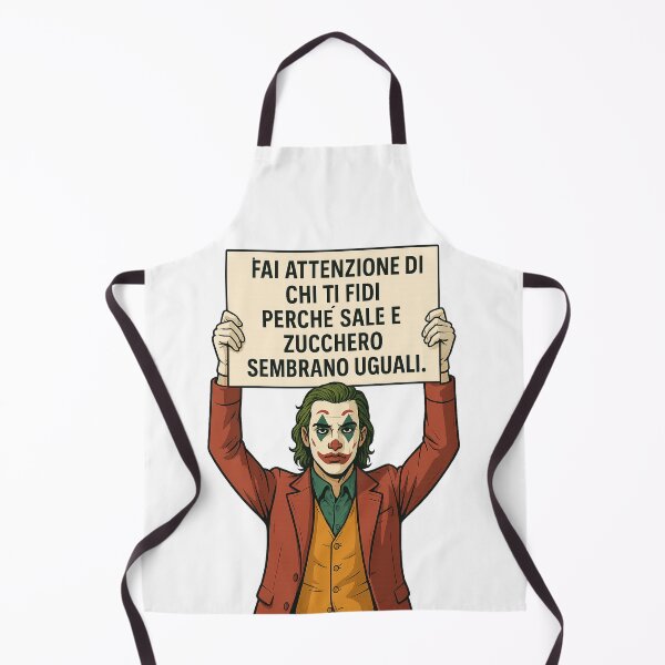 Item preview, Trust Warning Funny Joker Style Clown Holding Sign Quote - Ironia&Co designed and sold by IroniaeCo.