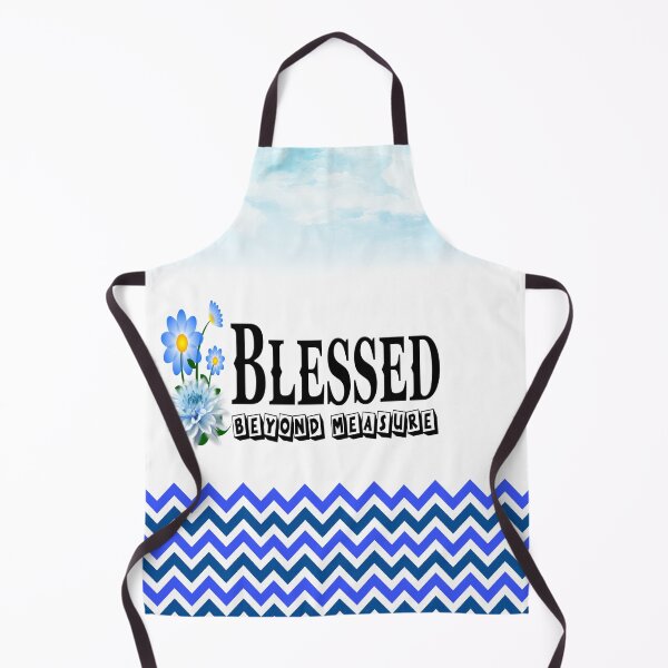 Item preview, Bluer than Blue Collection - Blue Chevron, BLESSED beyond Measure designed and sold by Dailywalker22.