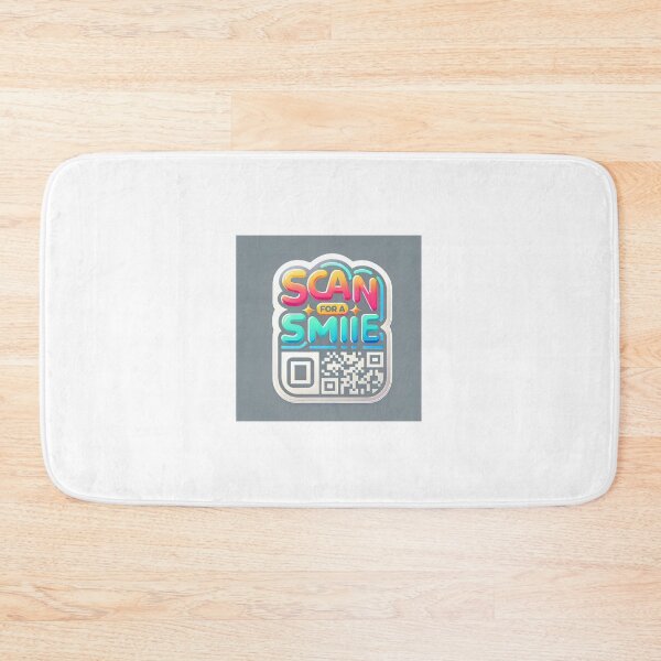 Item preview, Scan For a Smile – Holographic QR Code Sticker | Trendy Positive Vibes Laptop & Water Bottle Decal designed and sold by drbipin-smbt.