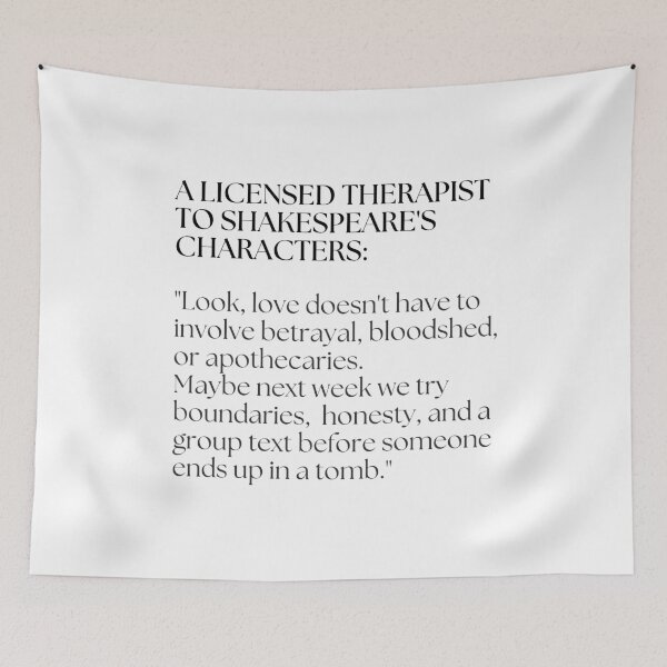 Item preview, Shakespeare's Characters Go to Therapy designed and sold by ObsidianDaz.