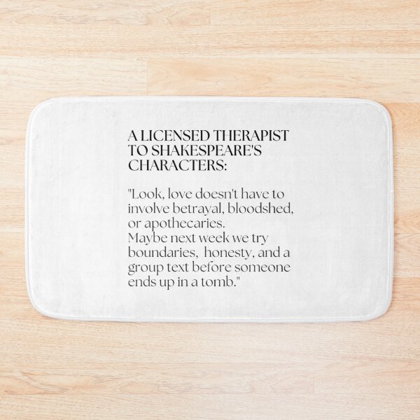 Item preview, Shakespeare's Characters Go to Therapy designed and sold by ObsidianDaz.