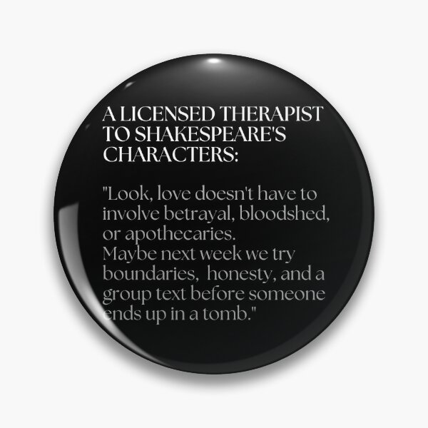 Artikelvorschau, Shakespeares Figuren gehen zur Therapie entworfen und verkauft von ObsidianDaz.