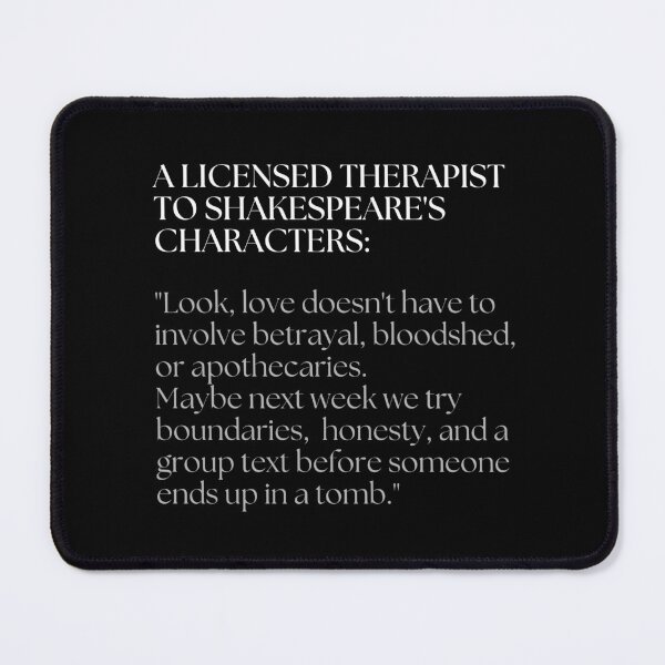 Item preview, Shakespeare's Characters Go to Therapy designed and sold by ObsidianDaz.