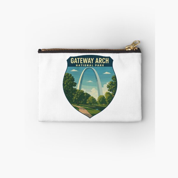 Item preview, Gateway Arch National Park Retro Sticker designed and sold by Ismeal Von.
