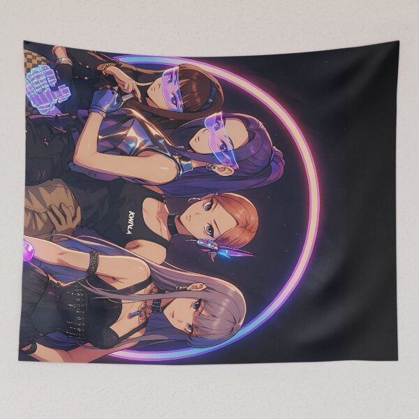 Item preview, Aespa Kpop Anime Style, Karina, Giselle, Winter, NingNing designed and sold by matchakpop.