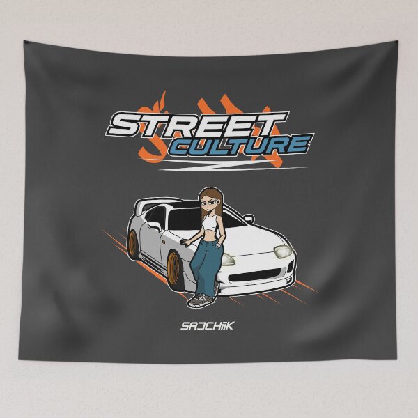 Item preview, "Street Culture" jdm cartoon character y2k supra designed and sold by sajchiik.