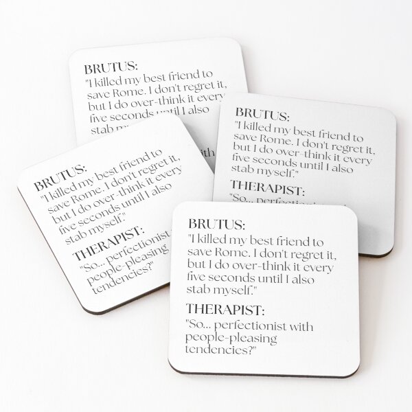 Item preview, Shakespeare's Brutus Goes to Therapy designed and sold by ObsidianDaz.