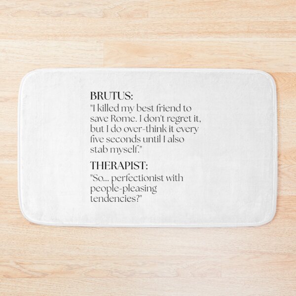 Item preview, Shakespeare's Brutus Goes to Therapy designed and sold by ObsidianDaz.