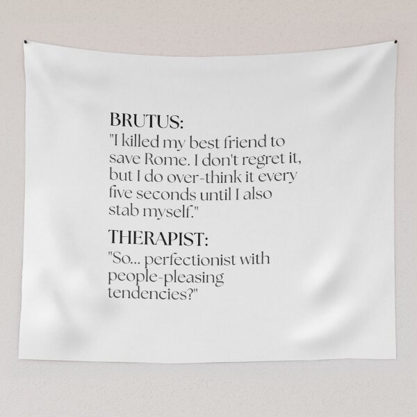 Item preview, Shakespeare's Brutus Goes to Therapy designed and sold by ObsidianDaz.