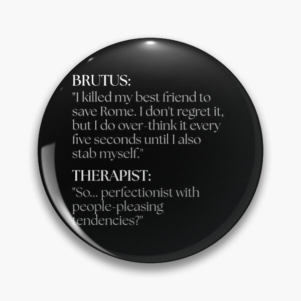 Item preview, Shakespeare's Brutus Goes to Therapy designed and sold by ObsidianDaz.