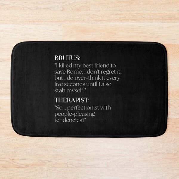 Item preview, Shakespeare's Brutus Goes to Therapy designed and sold by ObsidianDaz.
