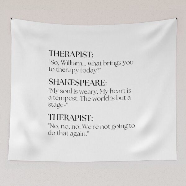Item preview, Shakespeare Goes to Therapy designed and sold by ObsidianDaz.