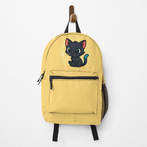 Item preview, Sneezing Black Kitten Sticker designed and sold by Yuliya Brush.