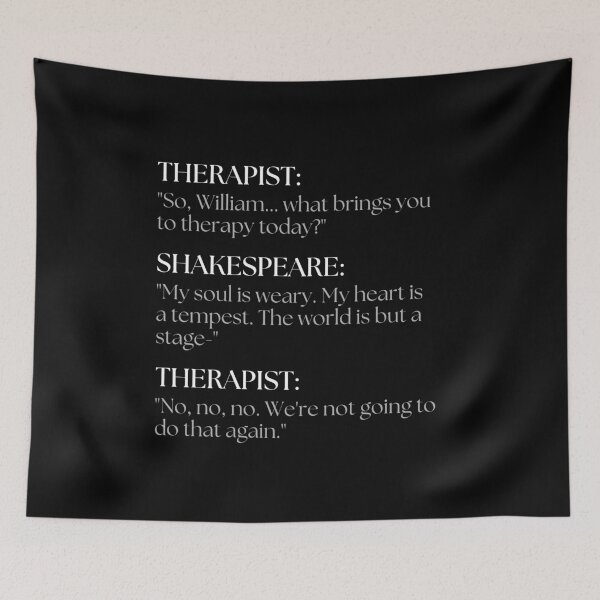 Item preview, Shakespeare Goes to Therapy designed and sold by ObsidianDaz.
