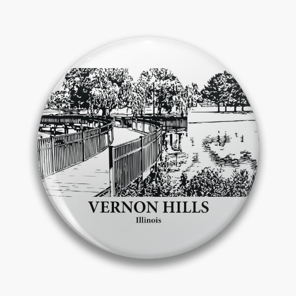 Artikelvorschau, Vernon Hills - Illinois entworfen und verkauft von Lakeric Cityscapes.