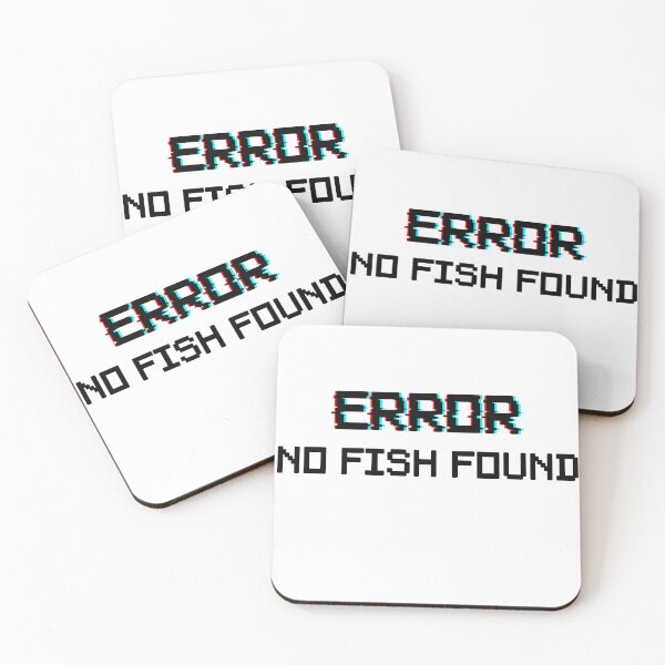 Item preview, ERROR No Fish Found designed and sold by Hook'n'Bait.