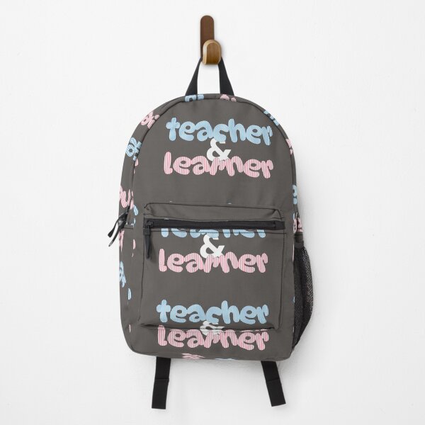Item preview, Teacher & Learner – Striped Typography T-Shirt for Back to School Vibes designed and sold by InDesignUSA.