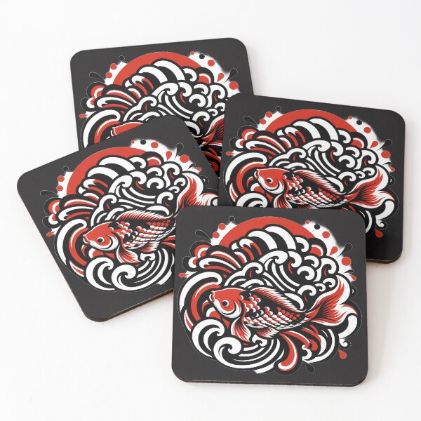 Item preview, Swimming Koi Irezumi designed and sold by InklingCo.