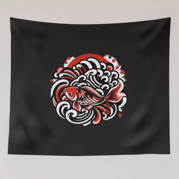 Item preview, Swimming Koi Irezumi designed and sold by InklingCo.