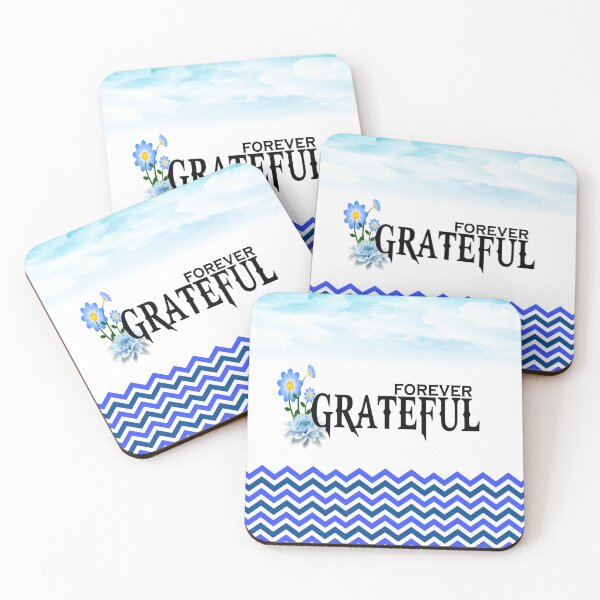 Item preview, Bluer than Blue Collection - Blue Chevron, Forever GRATEFUL   designed and sold by Dailywalker22.
