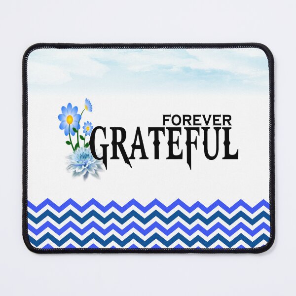 Item preview, Bluer than Blue Collection - Blue Chevron, Forever GRATEFUL   designed and sold by Dailywalker22.