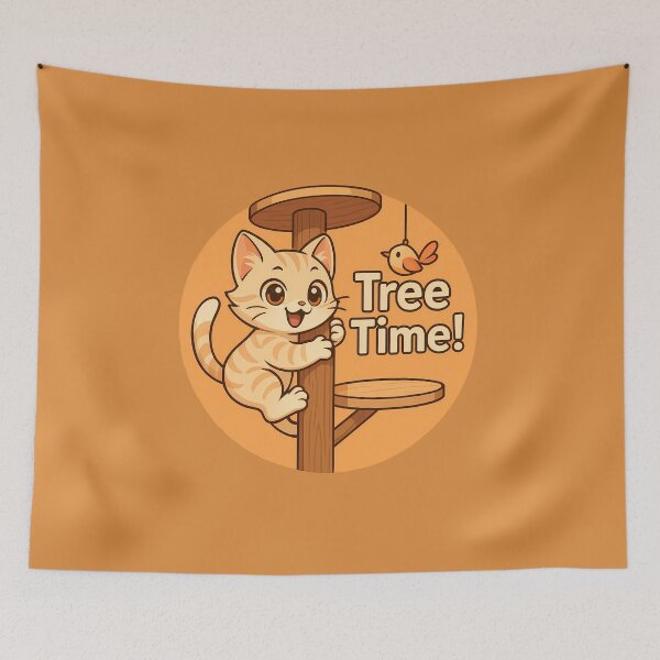 Item preview, Tree Time Wooden Cat Tree designed and sold by Yuliya Brush.